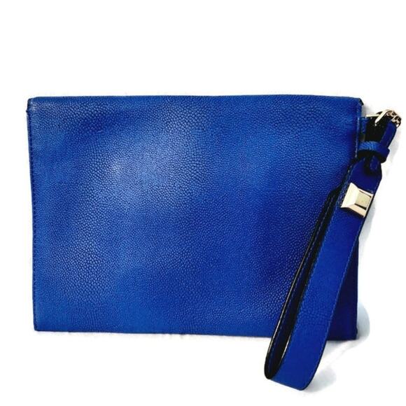 Stella & Dot Cobalt Blue Women's Envelope Wristlet Clutch - Picture 3 of 8
